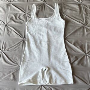 Aritzia Golden White Sleeveless romper